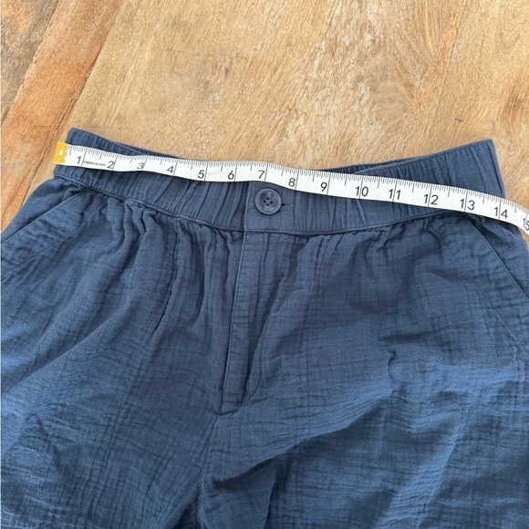 Pact Organic Cotton Coastal Double Gauze Rolled Cuff Pants - Picture 7 of 9